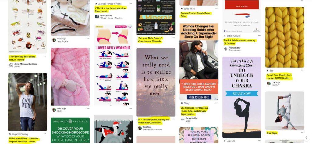 Rich Pins in Pinterest's Home Feed
