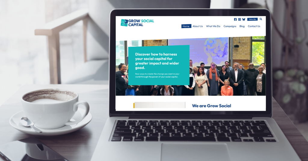 Grow Social Capital Website Screenshot