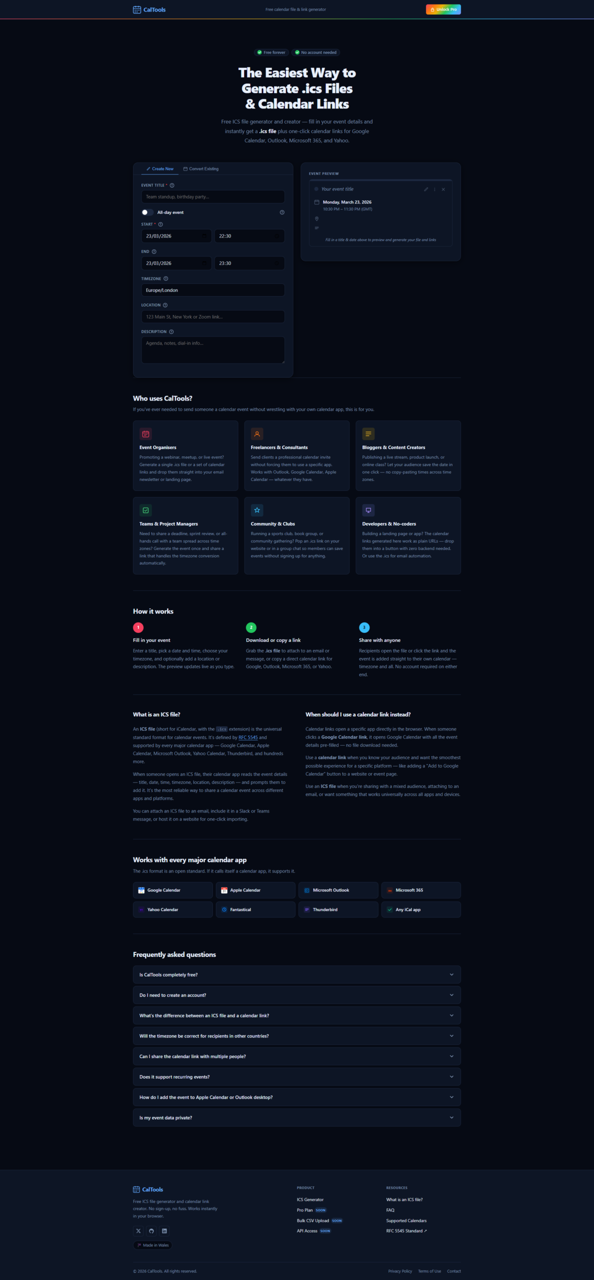 Caltools.app